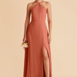Birdy Grey Juliet Chiffon Bridesmaid Dress - Terracotta XS